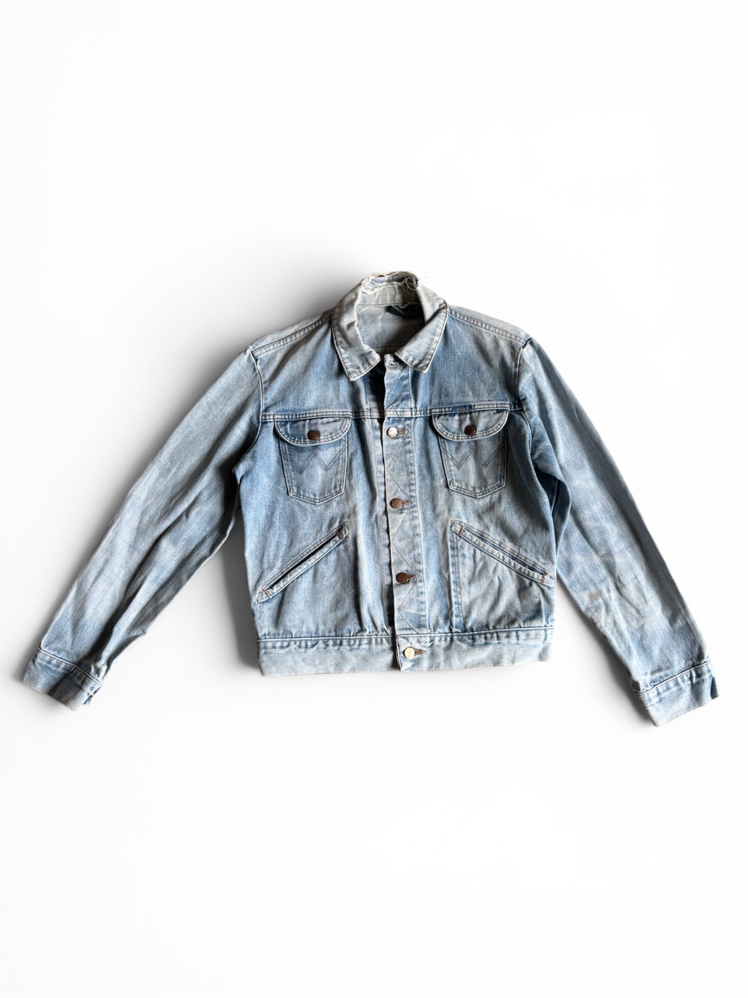Vintage 80's Wrangler Blue Bell trucker denim jacket
