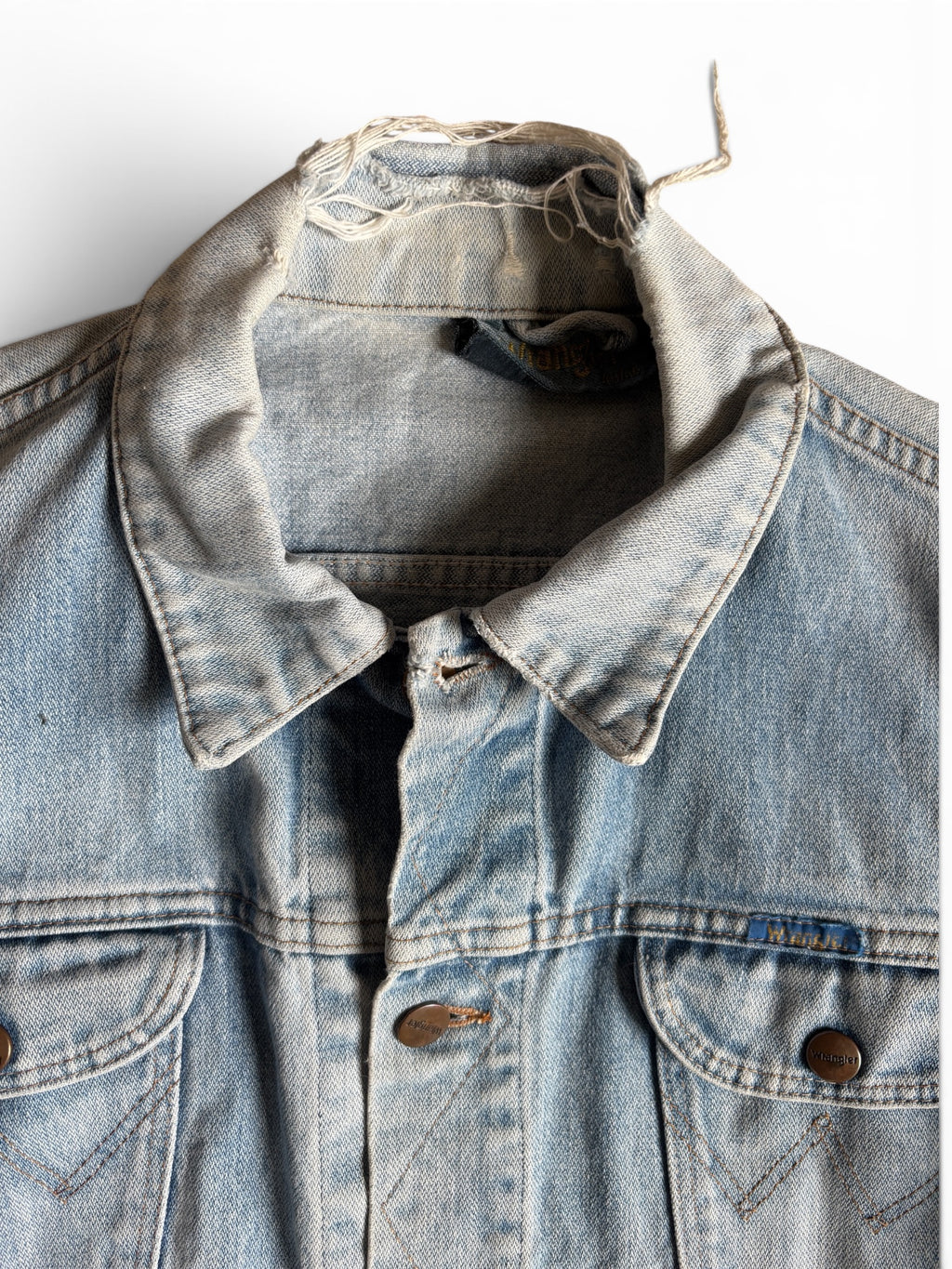 Vintage 80's Wrangler Blue Bell trucker denim jacket