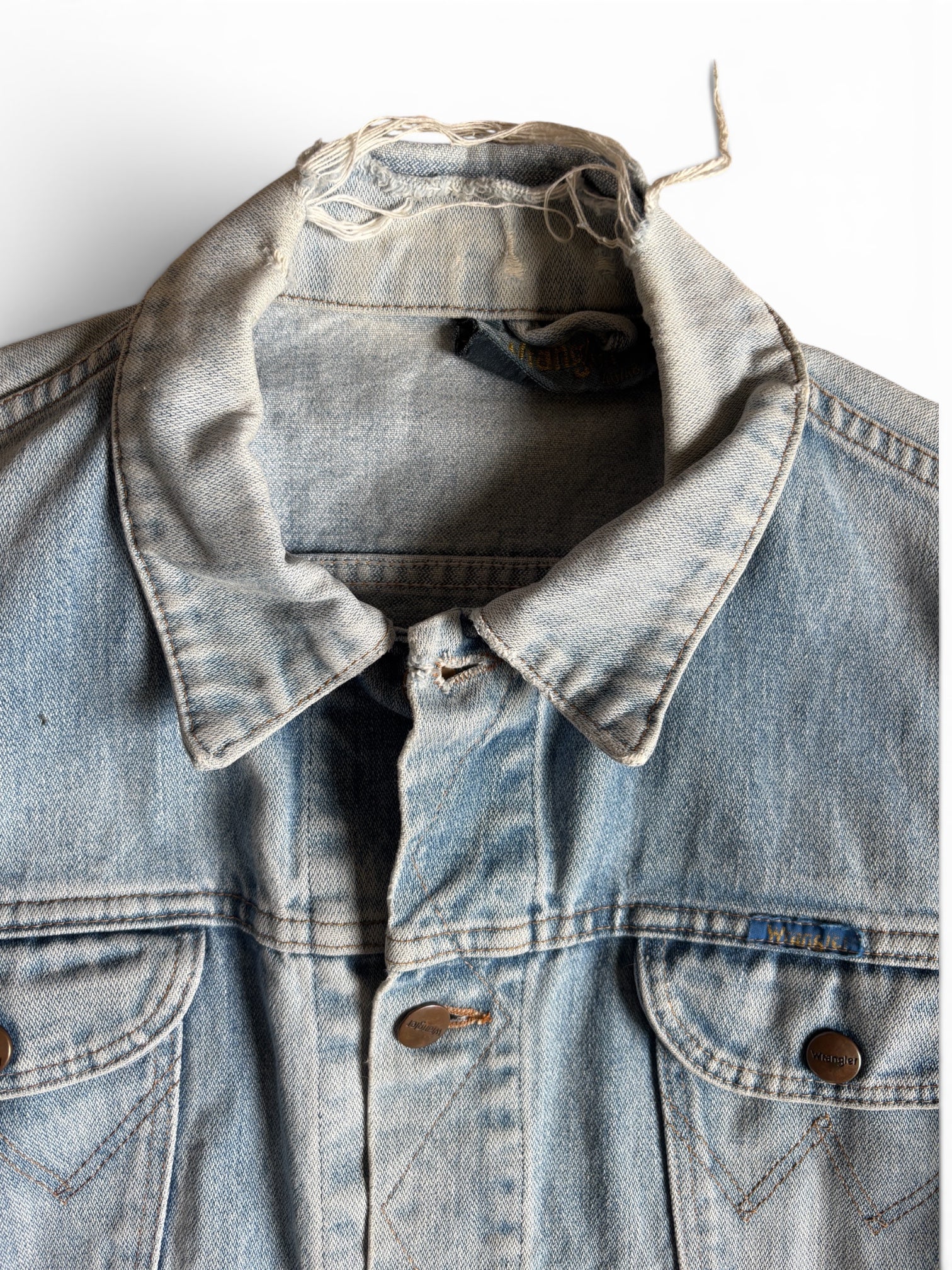 Vintage 80's Wrangler Blue Bell trucker denim jacket