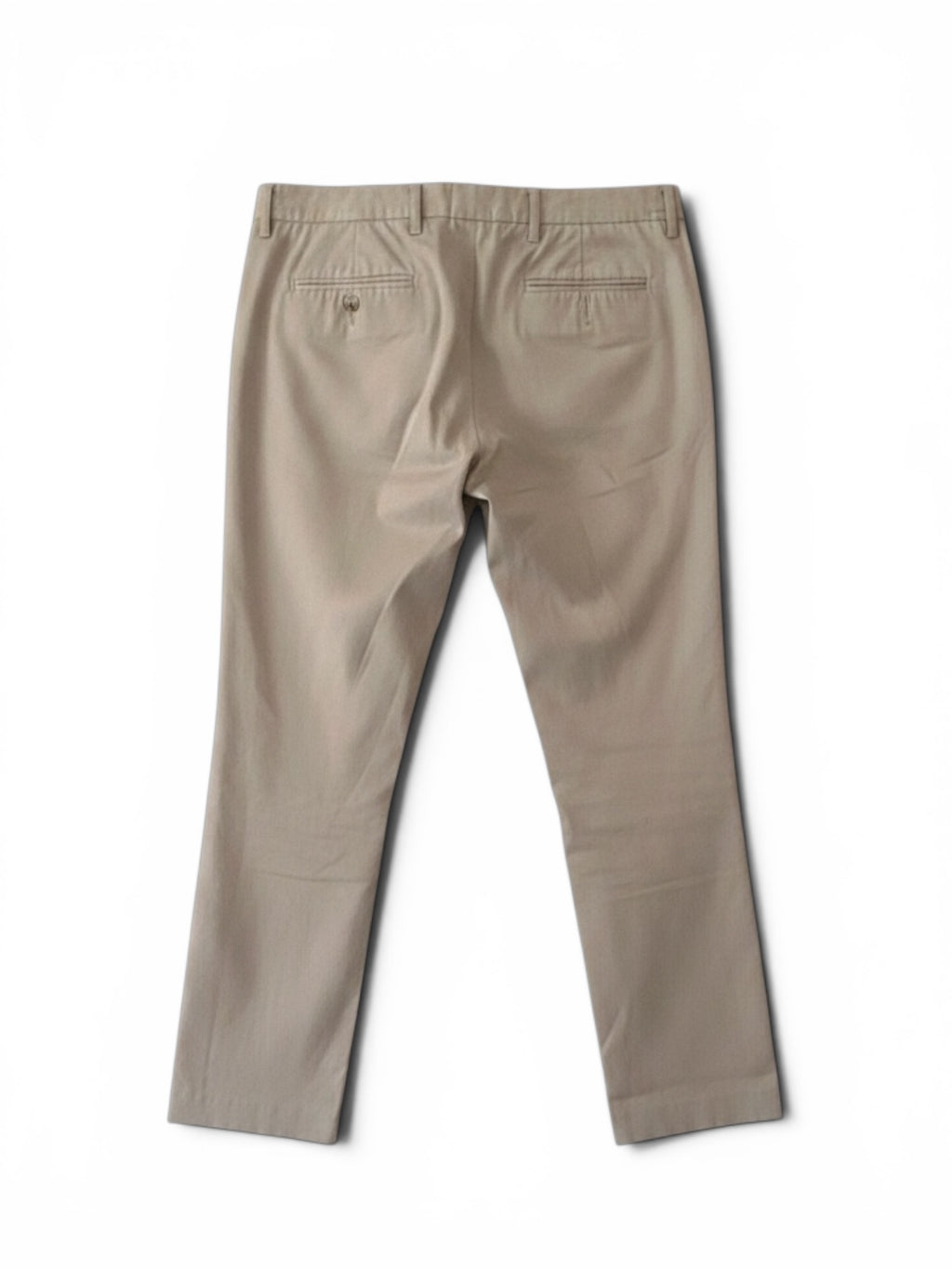 Vintage late 90's Miu Miu low rise beige chino straight trousers