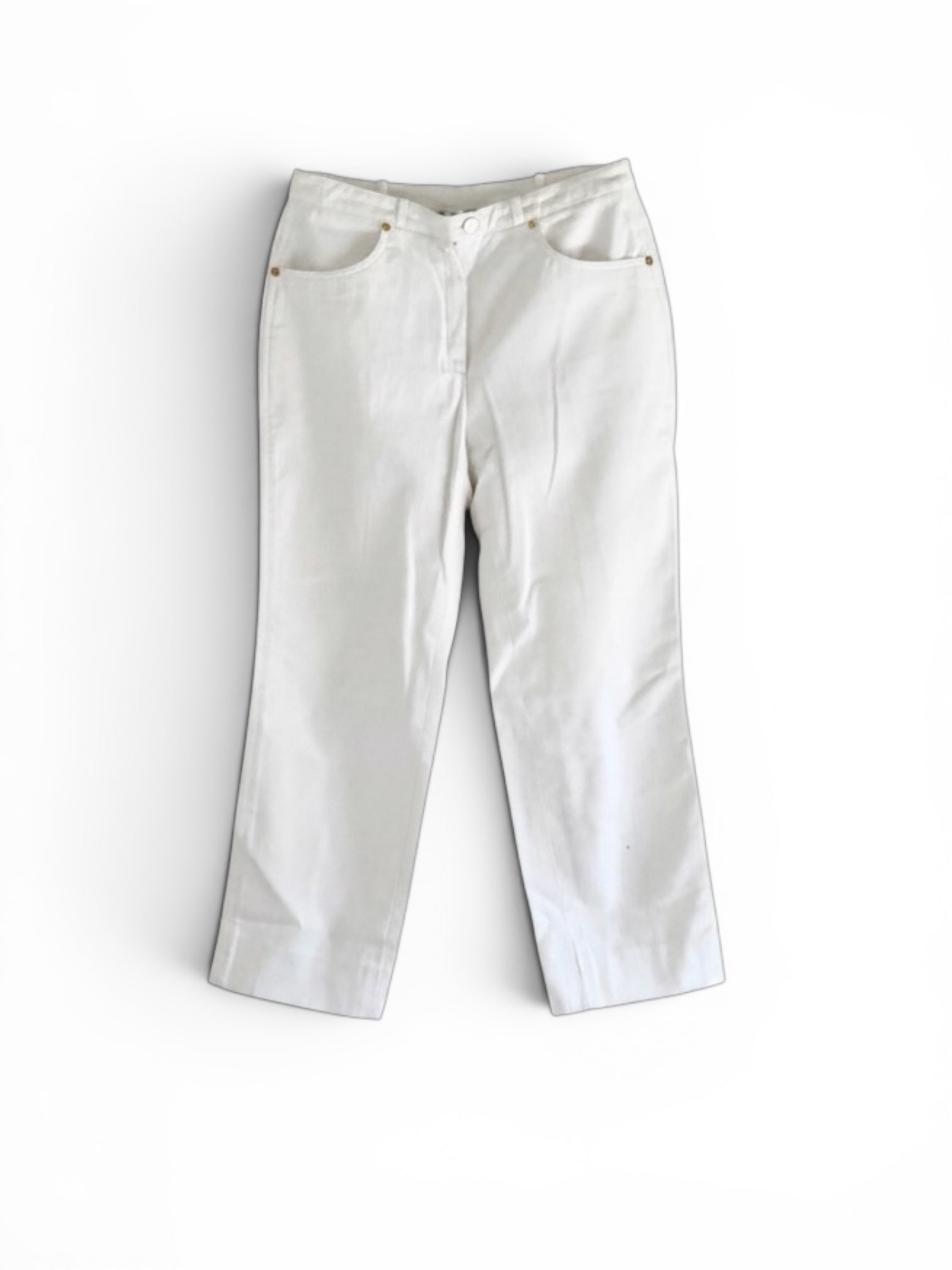 vintage 80's CELINE White Denim cool Jeans