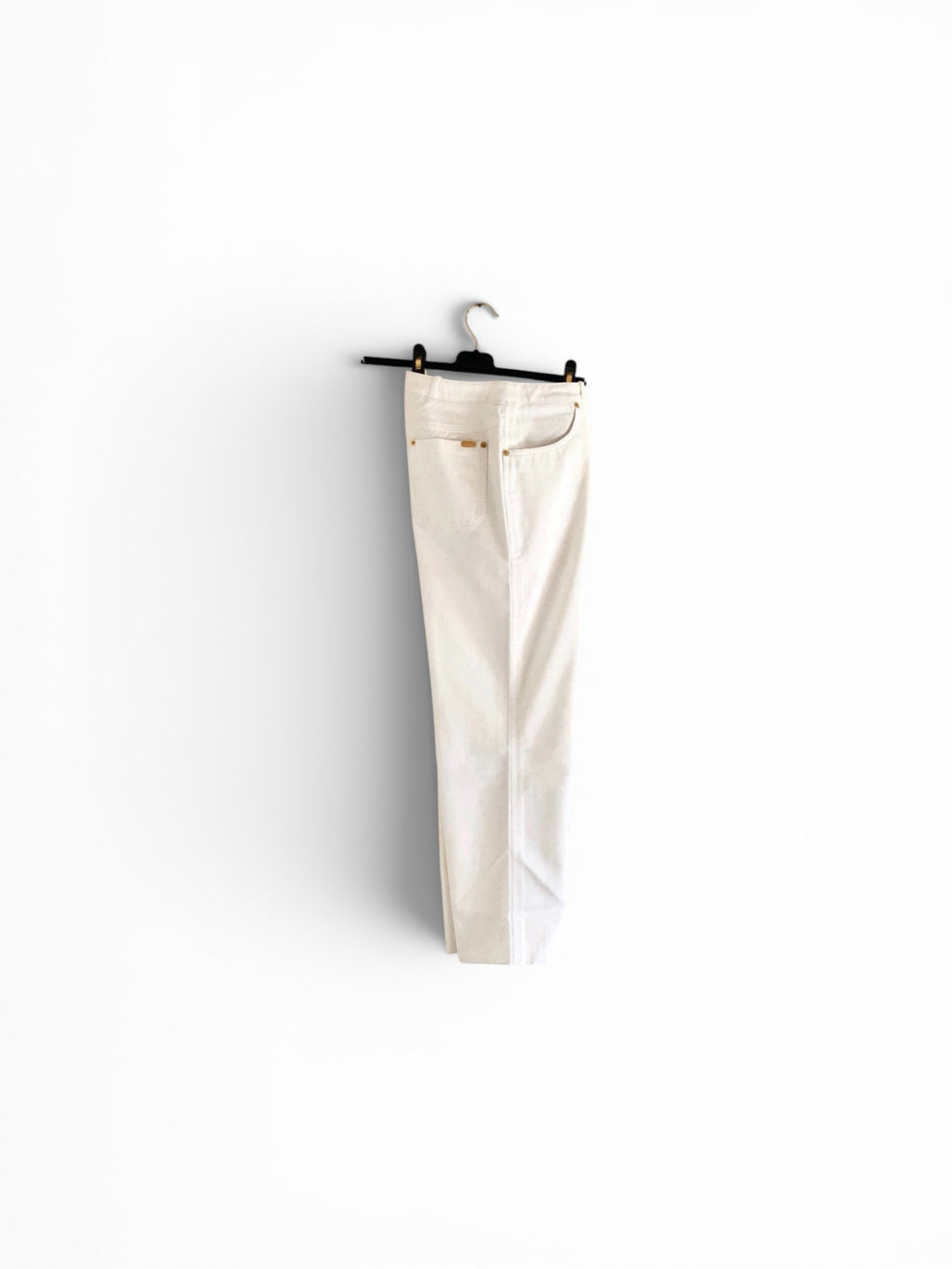vintage 80's CELINE White Denim cool Jeans