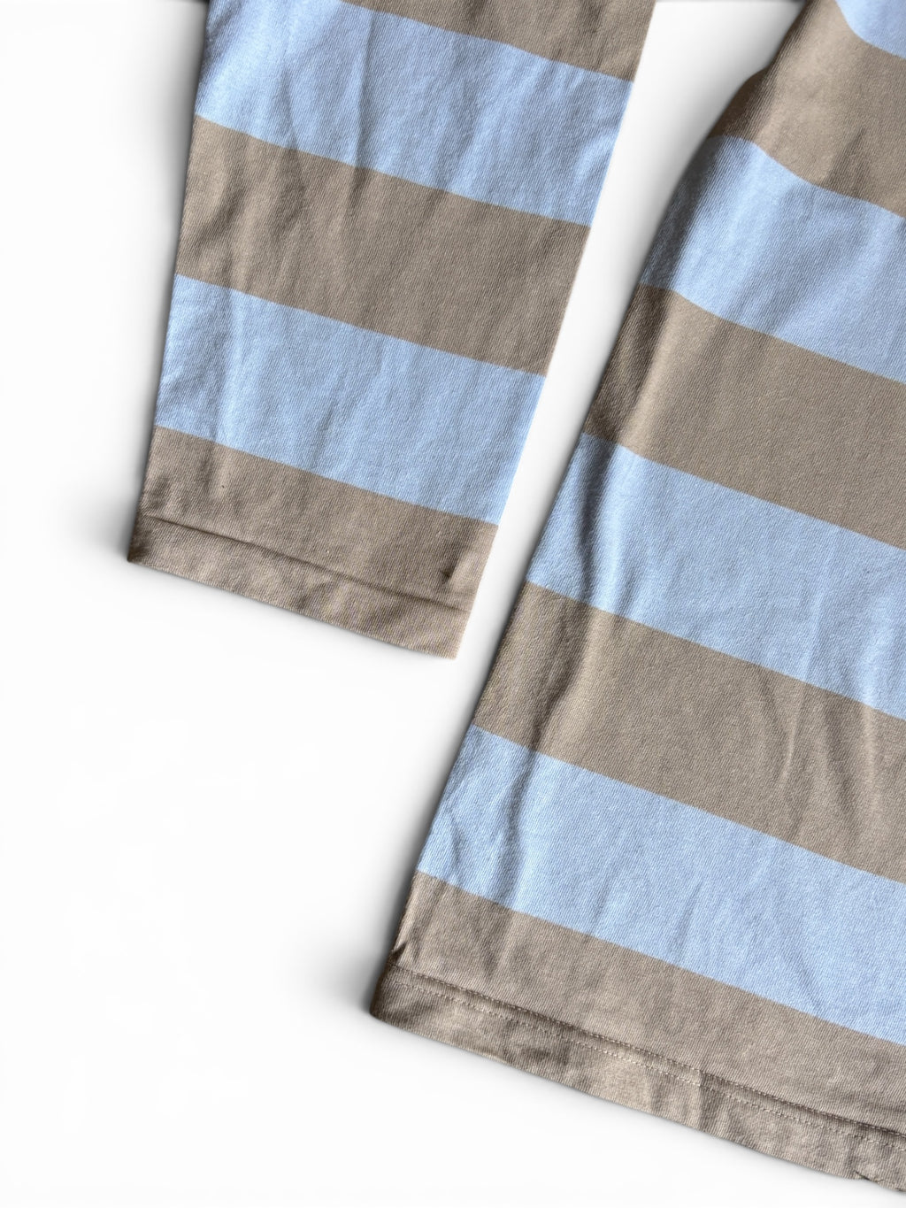 Vintage 90s Agnes.b crewneck Long Sleeves striped T-Shirt