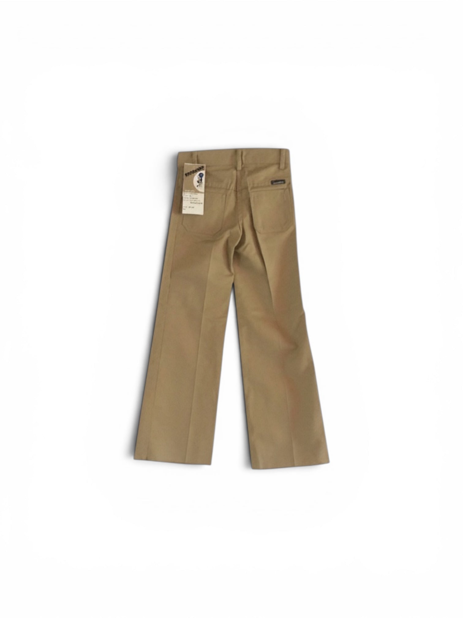 Vintage 70s for kids high waist flare pants made in France • new from old stock