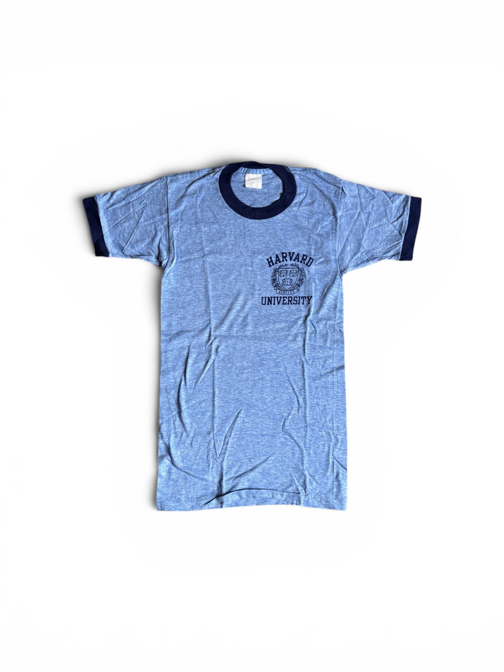 Vintage 70s Mayo Spruce for Harvard university rare ringer t-shirt made in usa • XXS / youth L