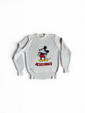 Vintage 70s rare pull Mickey Mouse broderie chenille by Walt Disney Productions usa  L