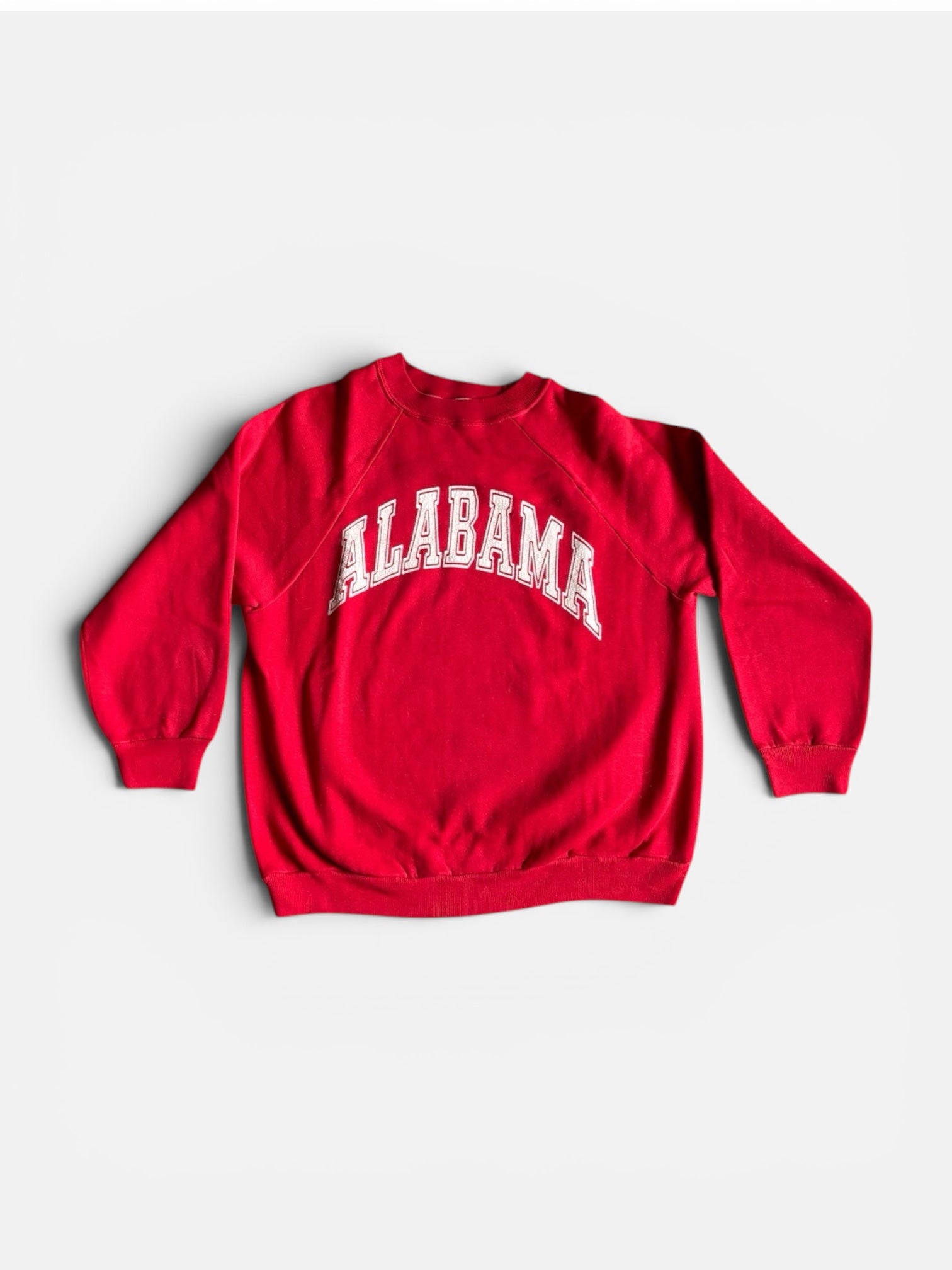 Vintage 80's Alabama red raglan sweatshirt made in usa M