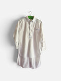 Vintage French cotton popelin dress shirt