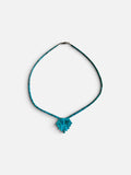 Vintage 1980s Turquoise & sterling silver native American Necklace