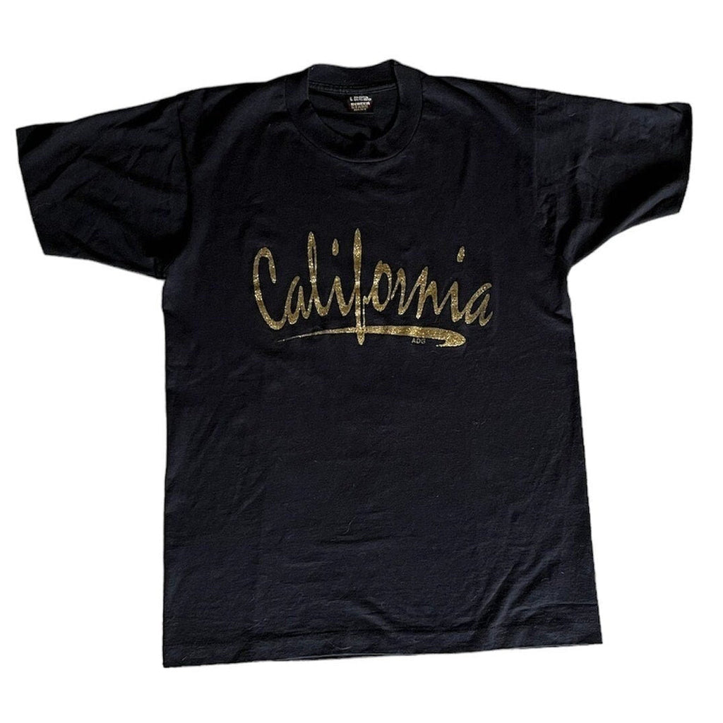 Vintage 80s California Gold print Souvenir T-Shirt • made in usa L