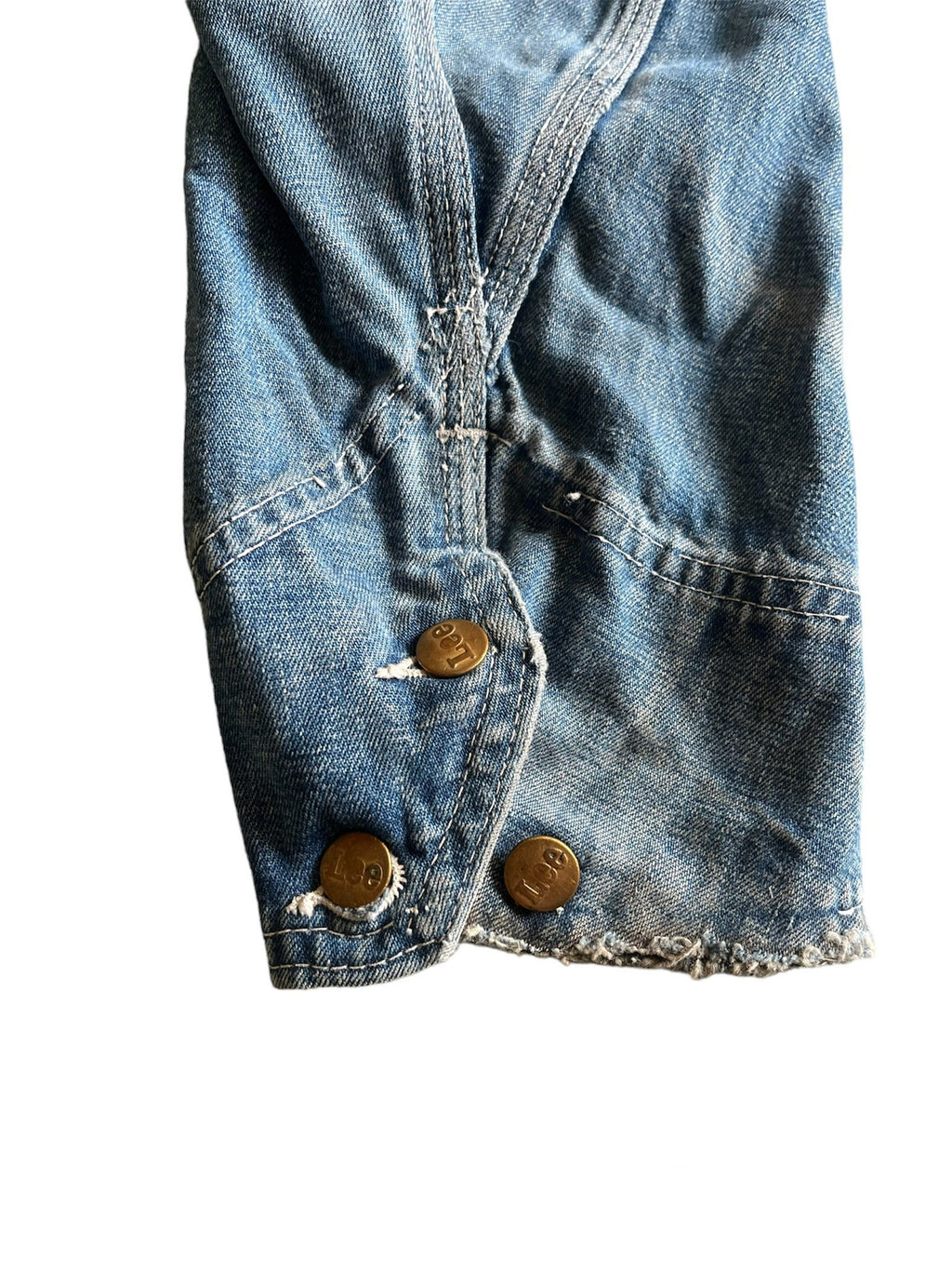 Lee vintage Sanforized union made Denim chore Loco 91J jacket