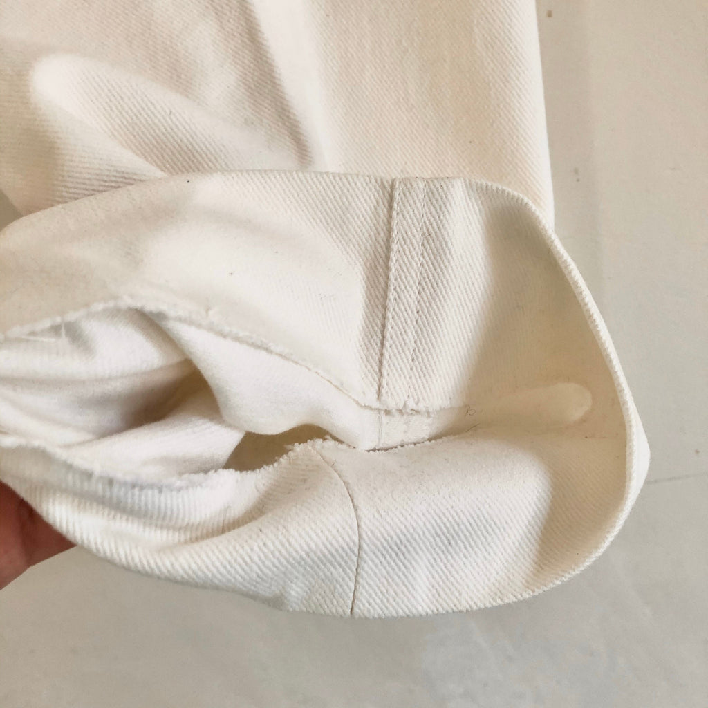 vintage 80's CELINE White Denim cool Jeans