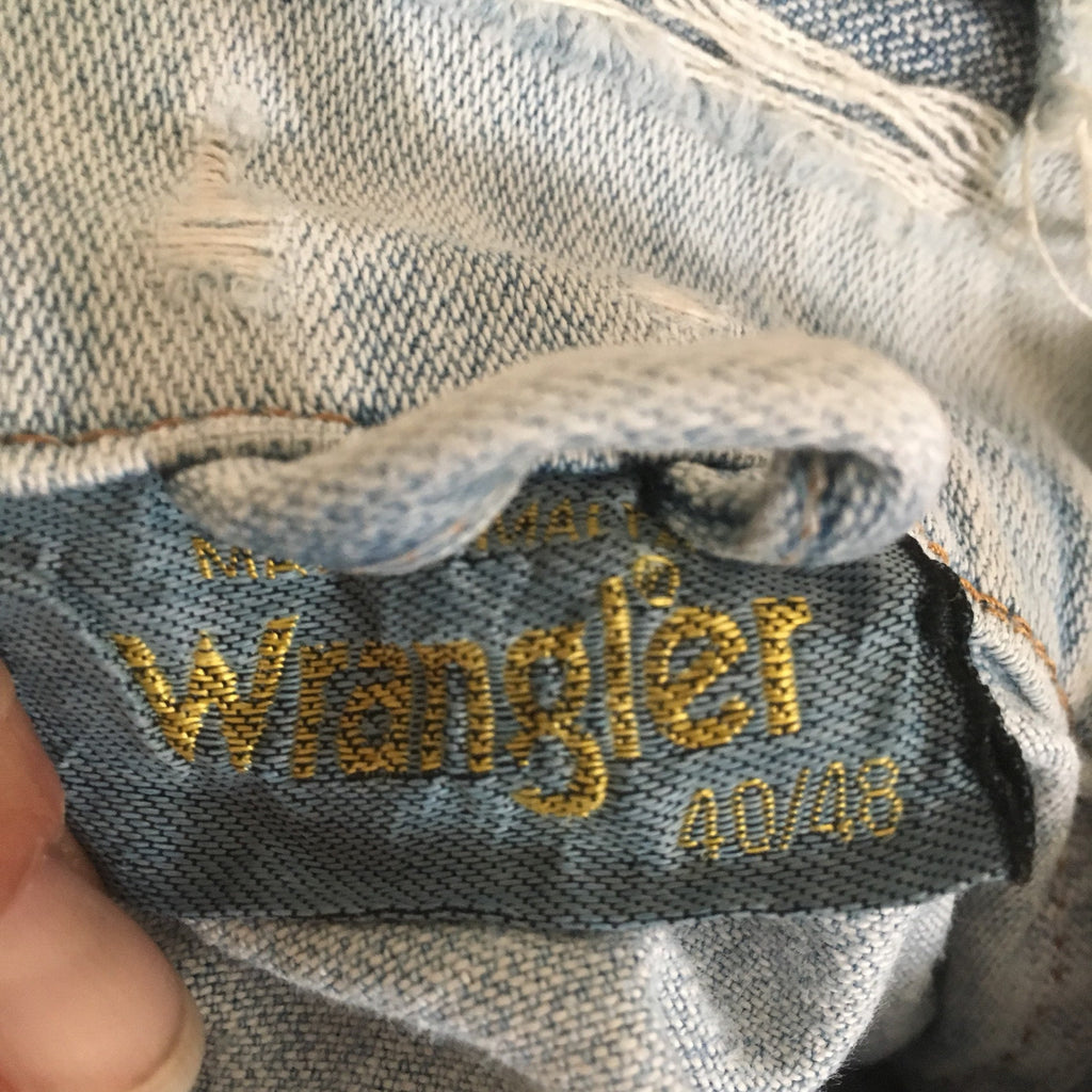 Vintage 80's Wrangler Blue Bell trucker denim jacket