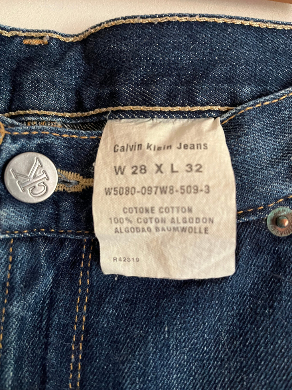 Vintage 2000s Calvin Klein Flare jeans sz 28
