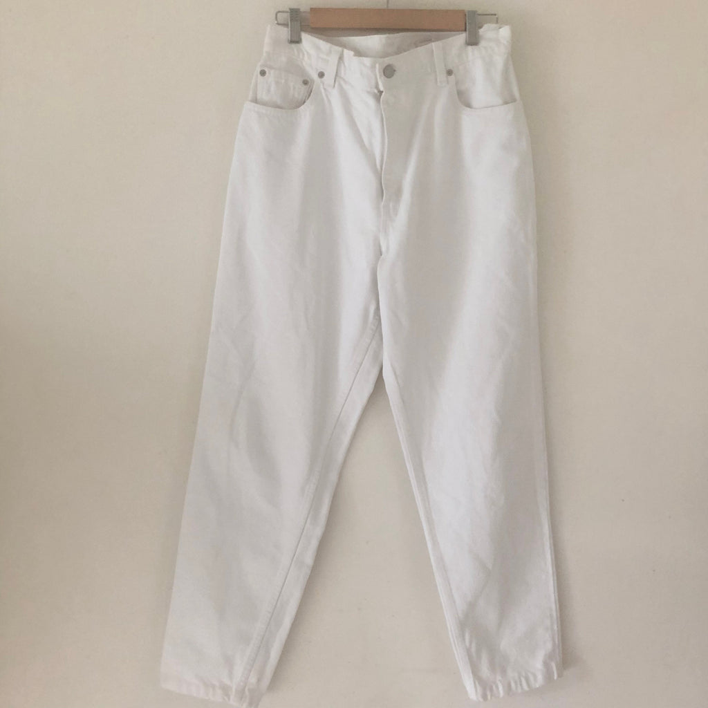 Vintage rare LEVI'S 551  white jeans denim made in usa