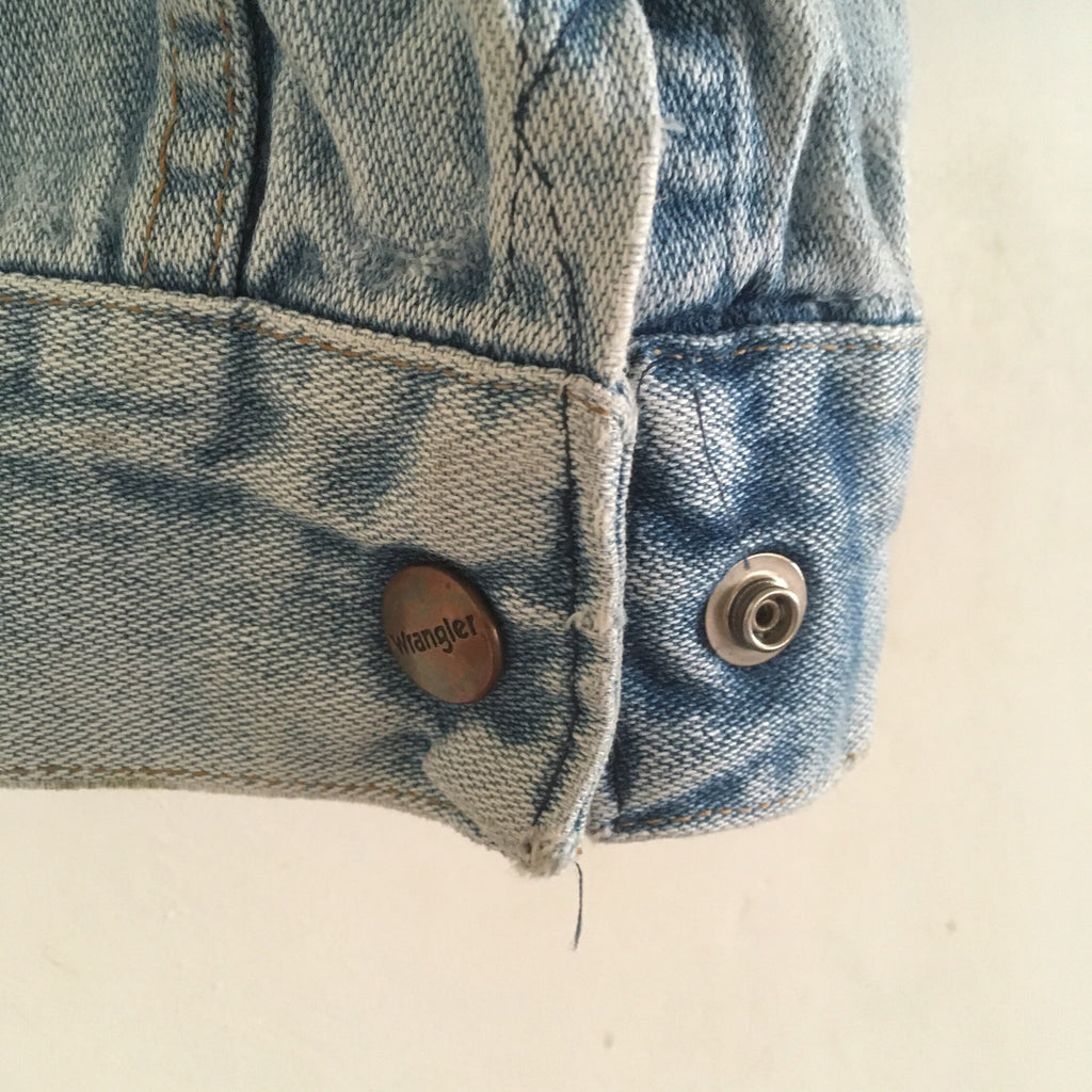 Vintage 80's Wrangler Blue Bell trucker denim jacket