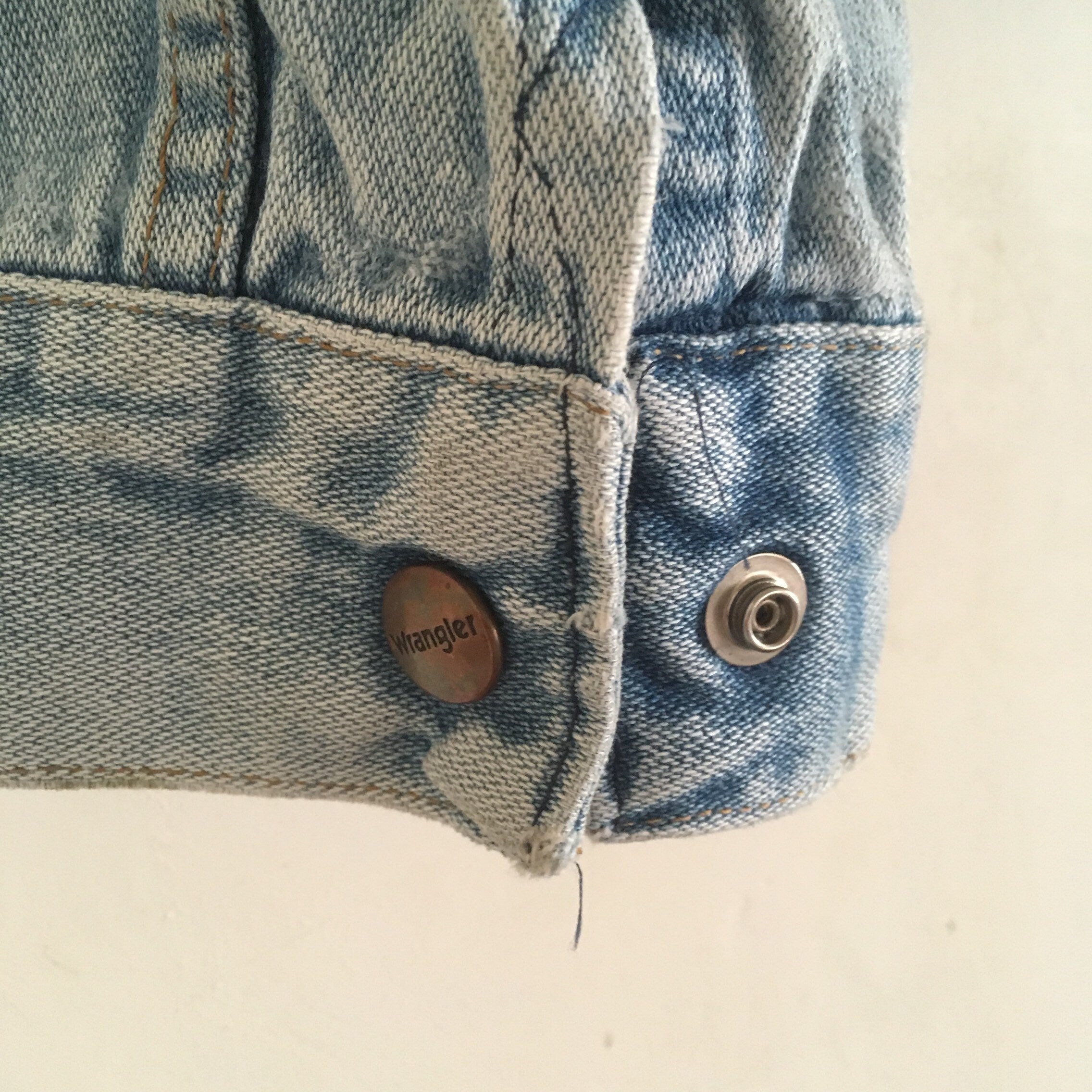 Vintage 80's Wrangler Blue Bell trucker denim jacket